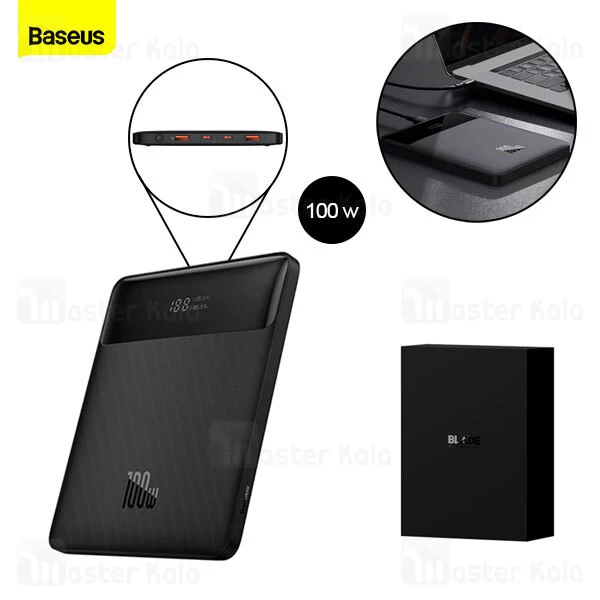 پاوربانک 20000 بیسوس Baseus Blade PPBLD100-X توان 100 وات با کابل