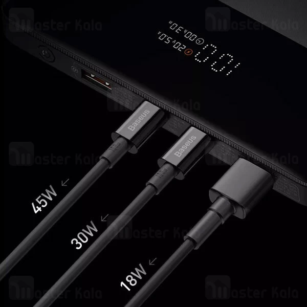 پاوربانک 20000 بیسوس Baseus Blade PPBLD100-X توان 100 وات با کابل
