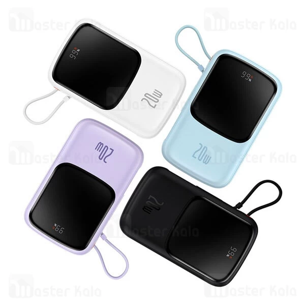 پاوربانک 10000 بیسوس Baseus Qpow Pro PPQD020001 توان 20 وات با کابل لایتنینگ