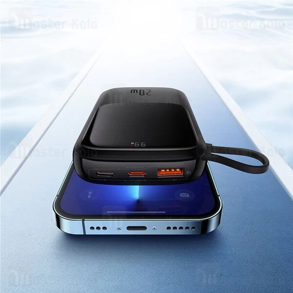 پاوربانک 10000 بیسوس Baseus Qpow Pro PPQD020001 توان 20 وات با کابل لایتنینگ