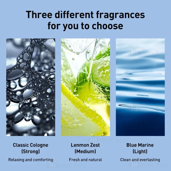 خوشبو کننده هوا خودرو بیسوس Baseus SUXUN-JS01 به همراه چهار رایحه