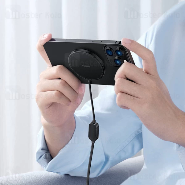 شارژر وایرلس مگنتی بیسوس Baseus CCJJ010001 Simple Mini 2 توان 15 وات