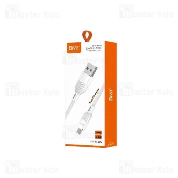 کابل میکرو بیوا Biva C-02V طول 1.2 متر شدت جریان 2.4 آمپر