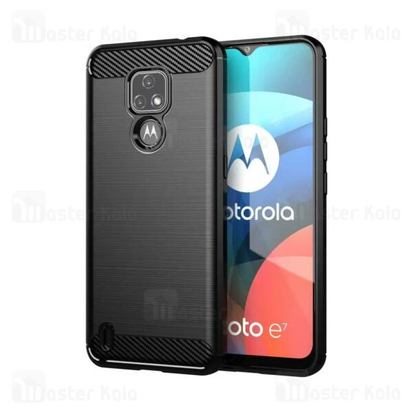 قاب فیبر کربنی موتورولا Motorola Moto E7 Rugged Armor Fiber Carbon
