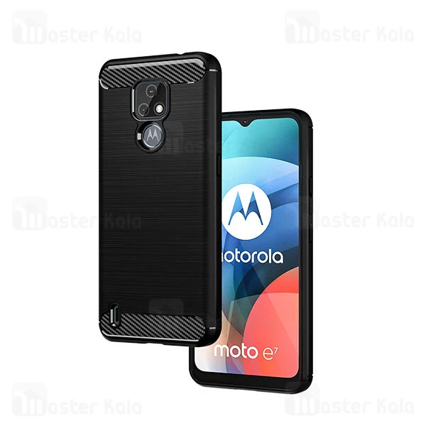قاب فیبر کربنی موتورولا Motorola Moto E7 Rugged Armor Fiber Carbon