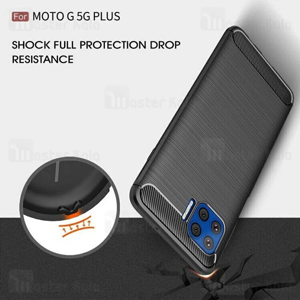 قاب فیبر کربنی موتورولا Motorola Moto G 5G Plus Rugged Armor Fiber Carbon