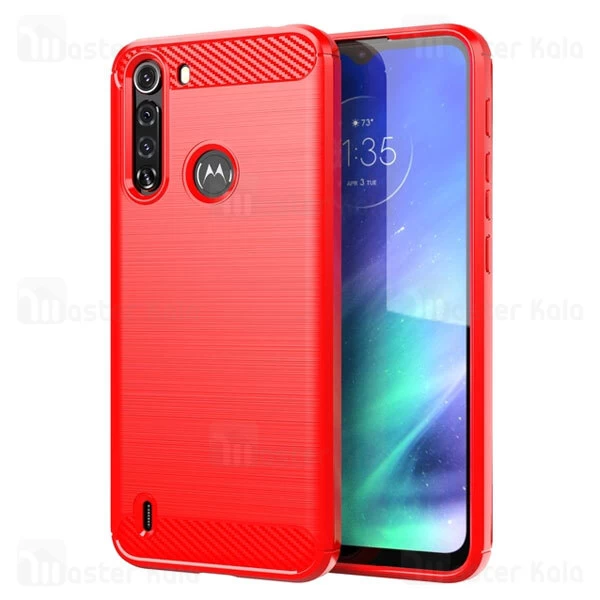 قاب فیبر کربنی موتورولا Motorola One Fusion Rugged Armor Fiber Carbon