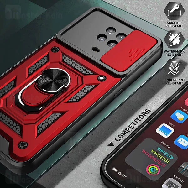 گارد محافظ ضد ضربه انگشتی نوکیا Nokia G20 / G10 SHUNIJA Armor Case دارای محافظ دوربین