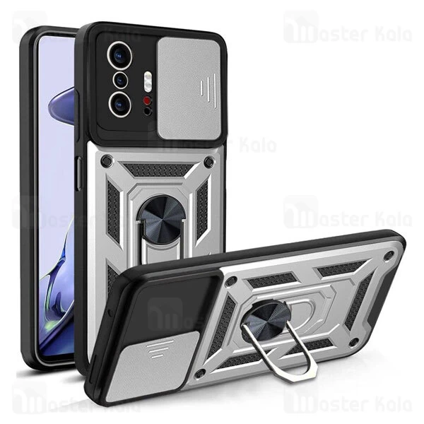 گارد محافظ ضد ضربه انگشتی Xiaomi 11T / 11T Pro SHUNIJA Armor Case دارای محافظ دوربین