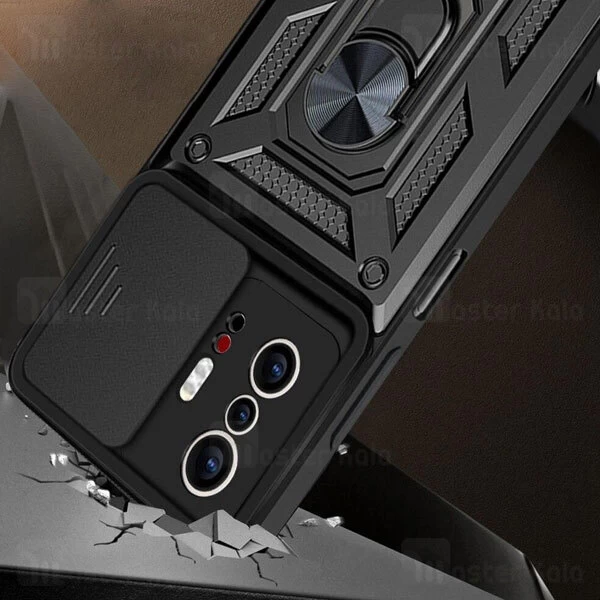 گارد محافظ ضد ضربه انگشتی Xiaomi 11T / 11T Pro SHUNIJA Armor Case دارای محافظ دوربین