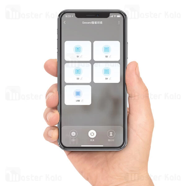 چندراهی برق هوشمند شیائومی Xiaomi Gosund CP5 دارای 3 پورت USB