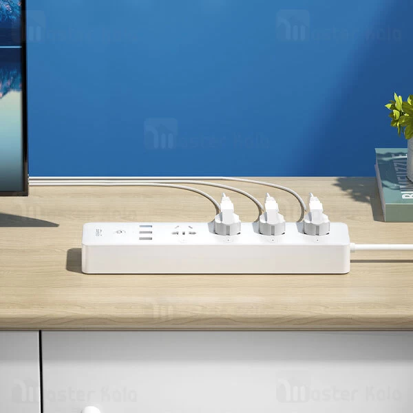 چندراهی برق هوشمند شیائومی Xiaomi Gosund CP5 دارای 3 پورت USB