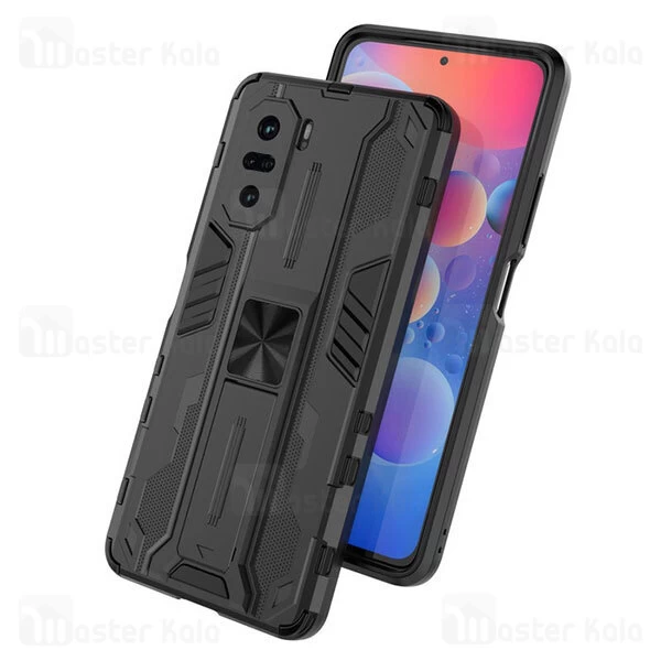گارد ضد ضربه استند دار شیائومی Xiaomi Poco F3 / Redmi K40 / K40 Pro / K40 Pro Plus SuperSonic Case