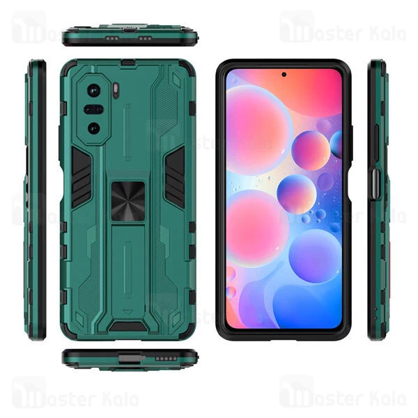 گارد ضد ضربه استند دار شیائومی Xiaomi Poco F3 / Redmi K40 / K40 Pro / K40 Pro Plus SuperSonic Case