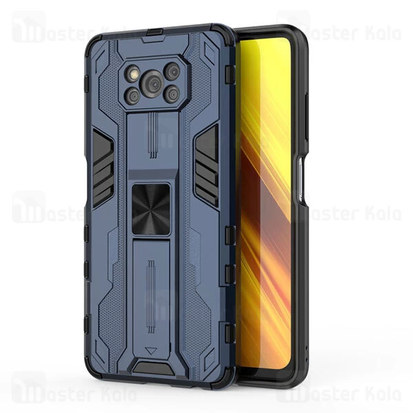 گارد ضد ضربه استند دار شیائومی Xiaomi Poco X3 / Poco X3 NFC / Poco X3 Pro SuperSonic Case