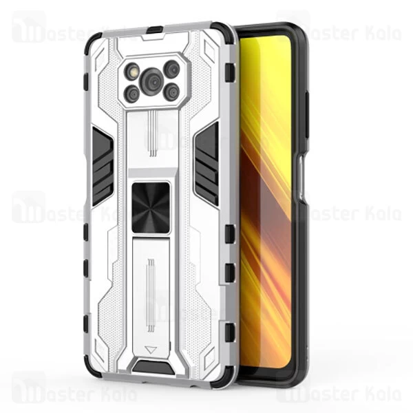 گارد ضد ضربه استند دار شیائومی Xiaomi Poco X3 / Poco X3 NFC / Poco X3 Pro SuperSonic Case