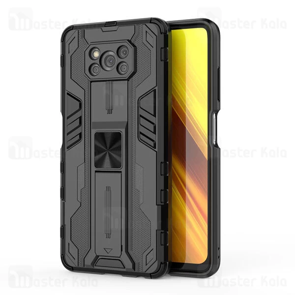 گارد ضد ضربه استند دار شیائومی Xiaomi Poco X3 / Poco X3 NFC / Poco X3 Pro SuperSonic Case