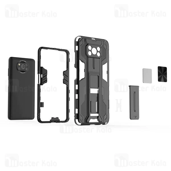 گارد ضد ضربه استند دار شیائومی Xiaomi Poco X3 / Poco X3 NFC / Poco X3 Pro SuperSonic Case