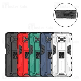 گارد ضد ضربه استند دار شیائومی Xiaomi Poco X3 / Poco X3 NFC / Poco X3 Pro SuperSonic Case