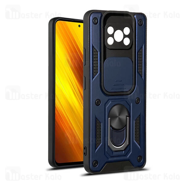 گارد محافظ ضد ضربه انگشتی Xiaomi Poco X3 / X3 NFC / X3 Pro SHUNIJA Armor Case دارای محافظ دوربین