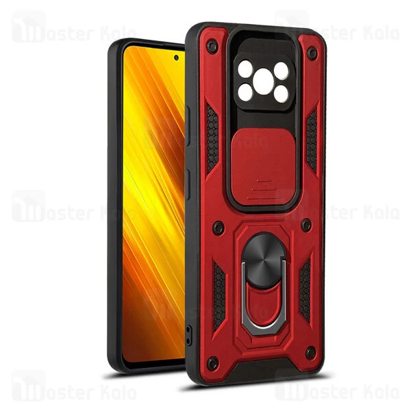 گارد محافظ ضد ضربه انگشتی Xiaomi Poco X3 / X3 NFC / X3 Pro SHUNIJA Armor Case دارای محافظ دوربین