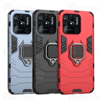 گارد ضد ضربه انگشتی شیائومی Xiaomi Redmi 10C Black Panther KEYSION ShockProof Armor Ring
