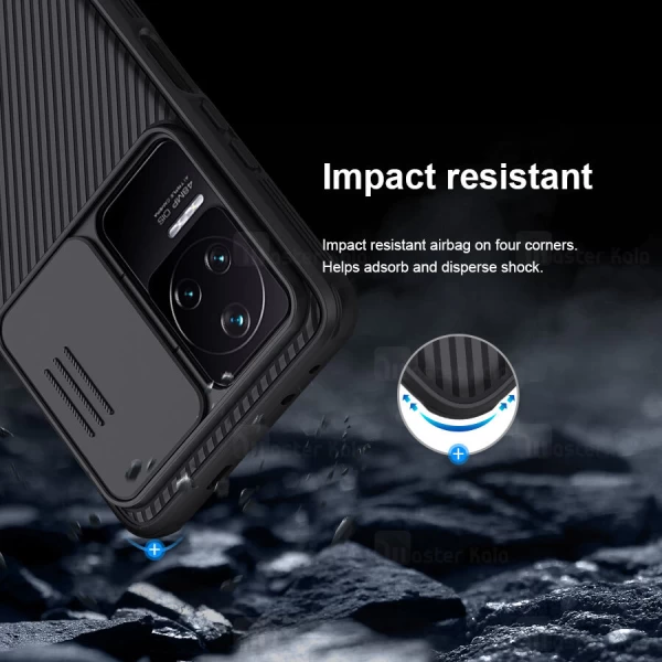 قاب محافظ Xiaomi Redmi K50 / K50 Pro Nillkin CamShield Pro Case دارای محافظ دوربین
