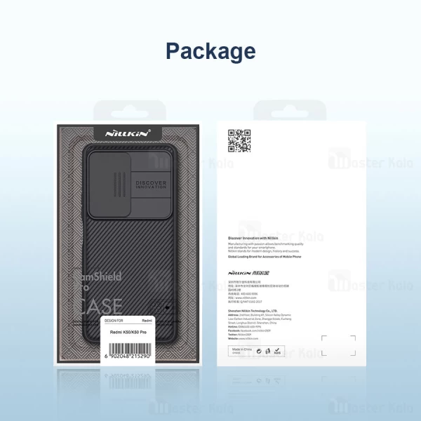 قاب محافظ Xiaomi Redmi K50 / K50 Pro Nillkin CamShield Pro Case دارای محافظ دوربین