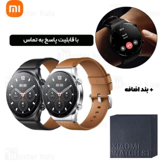 ساعت هوشمند شیائومی Xiaomi Watch S1 M2112W1 نسخه گلوبال + بند اضافه - با قابلیت پاسخ به تماس