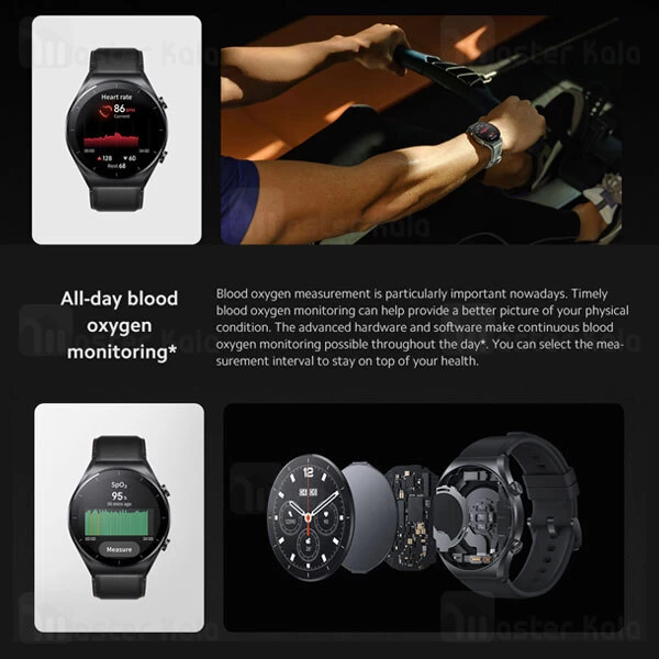 ساعت هوشمند شیائومی Xiaomi Watch S1 M2112W1 نسخه گلوبال + بند اضافه - با قابلیت پاسخ به تماس