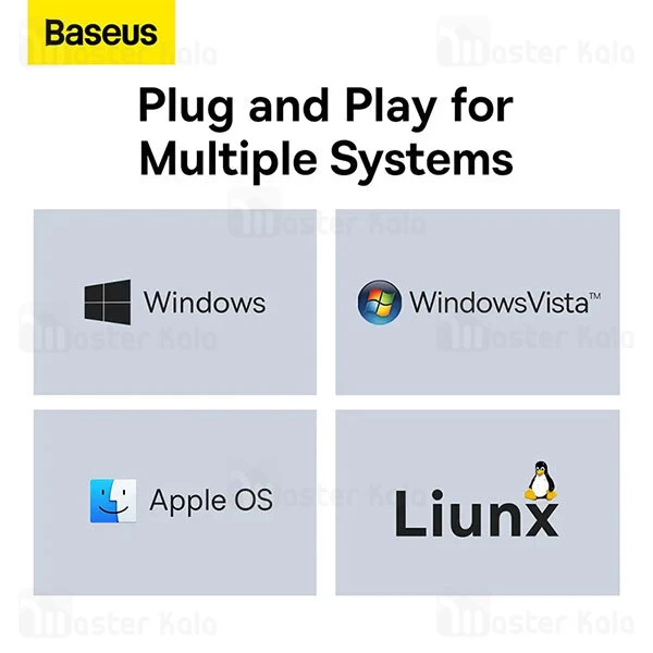 هاب 6 پورت بیسوس Baseus Lite WKQX050001