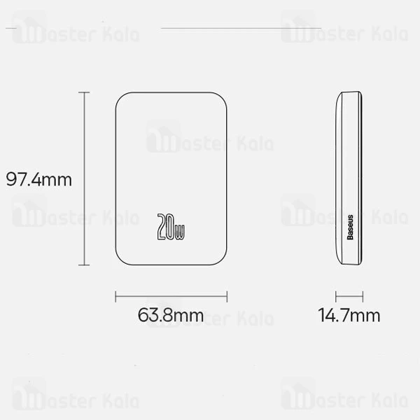 پاوربانک وایرلس 6000 مگنتی بیسوس Baseus PPCX020001