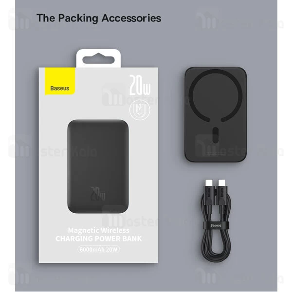 پاوربانک وایرلس 6000 مگنتی بیسوس Baseus PPCX020001