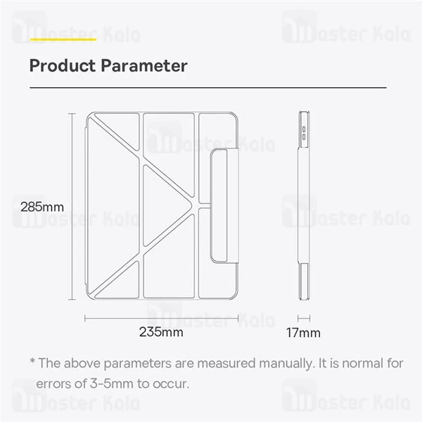 کیف چرمی هوشمند بیسوس اپل Apple iPad Pro 11 Baseus ARCX010013