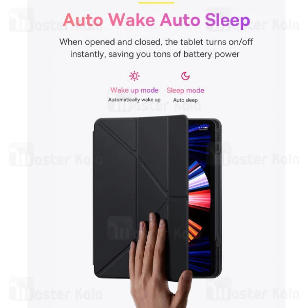 کیف چرمی هوشمند بیسوس اپل Apple iPad Pro 11 Baseus ARCX010013