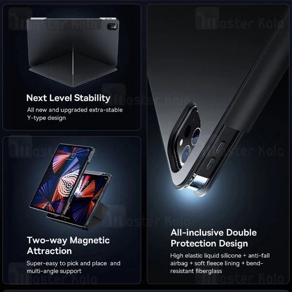 کیف چرمی هوشمند بیسوس اپل Apple iPad Pro 11 Baseus ARCX010013