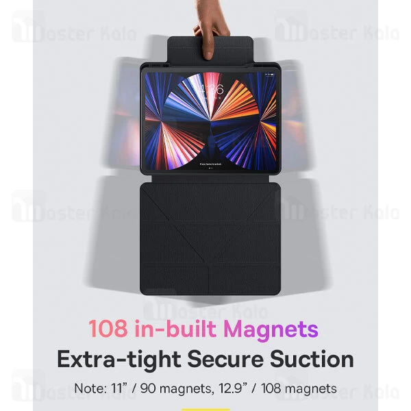 کیف چرمی هوشمند بیسوس اپل Apple iPad Pro 11 Baseus ARCX010013