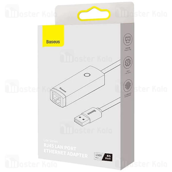 کابل تبدیل USB به LAN بیسوس Baseus WKQX000101 1000Mbps