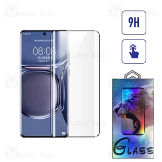 محافظ صفحه شیشه ای تمام صفحه تمام چسب خمیده Huawei P50 Pro Curved Glass