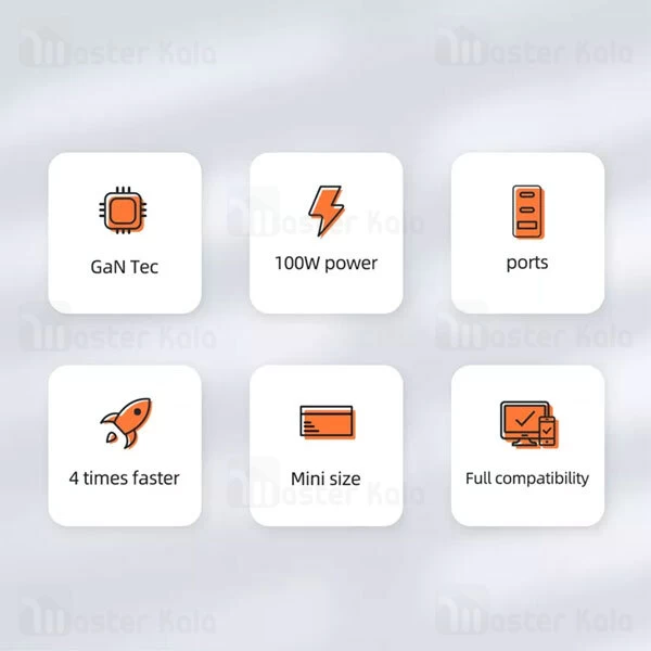 آداپتور سه پورت چندکاره مک دودو Mcdodo CH-8101 Convertible Travel Adapter Gan توان 100وات