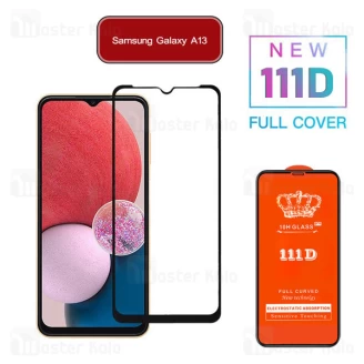 محافظ صفحه شیشه ای تمام صفحه تمام چسب سامسونگ Samsung Galaxy A13 4G 111D Glass
