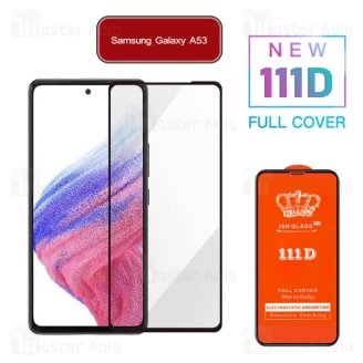 محافظ صفحه شیشه ای تمام صفحه تمام چسب سامسونگ Samsung Galaxy A53 111D Glass
