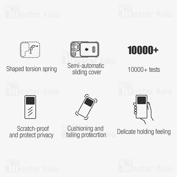 قاب فیبر نیلکین Samsung Galaxy S22 Ultra Nillkin Textured S Nylon Fiber Case دارای محافظ دوربین