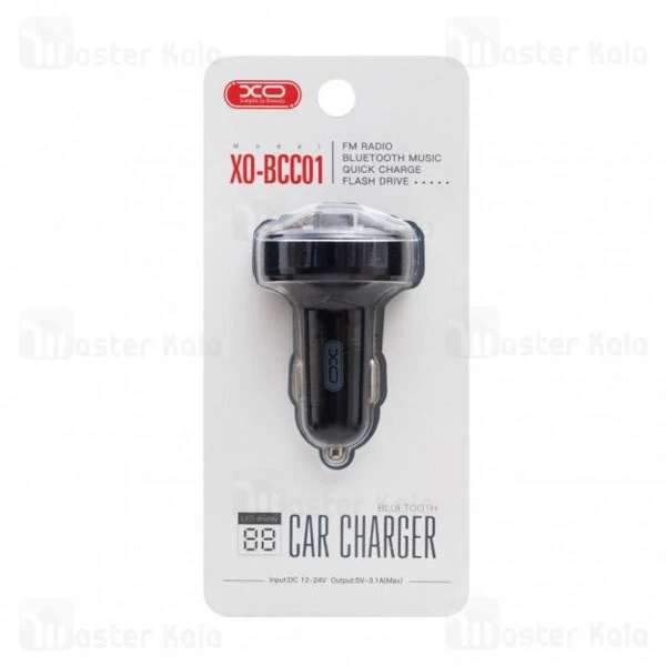 شارژر فندکی و پخش کننده بلوتوث ایکس او XO BCC01 توان 15 وات