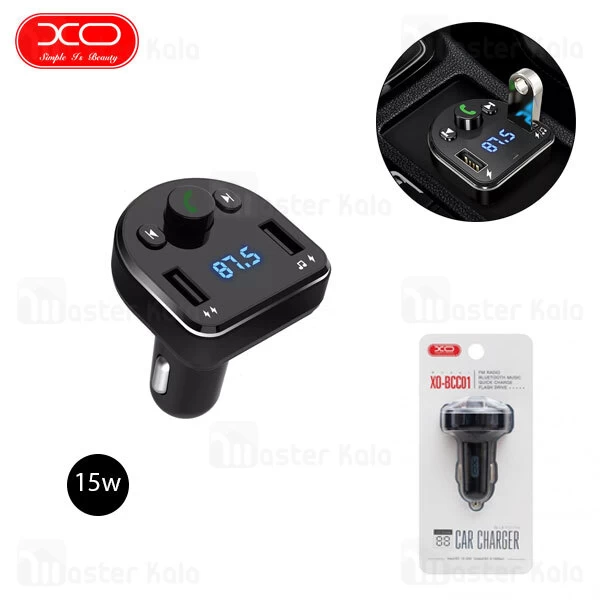 شارژر فندکی و پخش کننده بلوتوث ایکس او XO BCC01 توان 15 وات