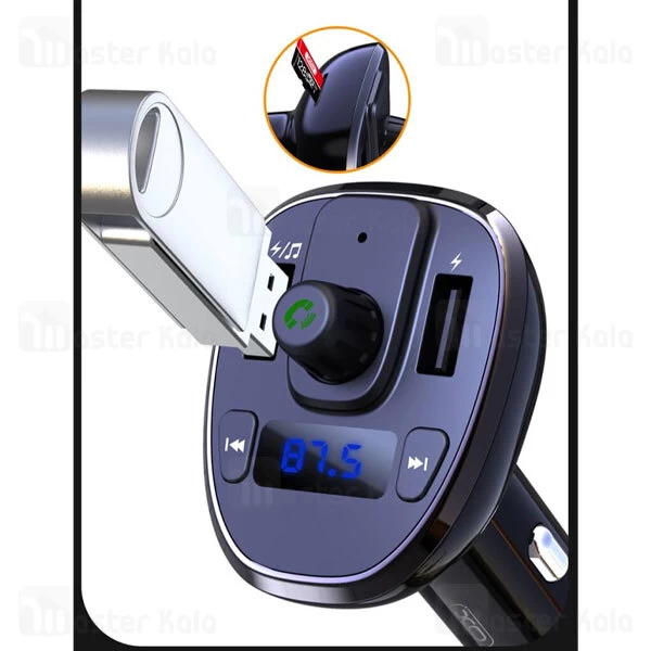 شارژر فندکی و پخش کننده بلوتوث ایکس او XO BCC05 توان 18 وات