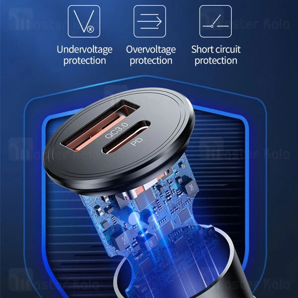 شارژر فندکی ایکس او XO CC43 توان 45 وات