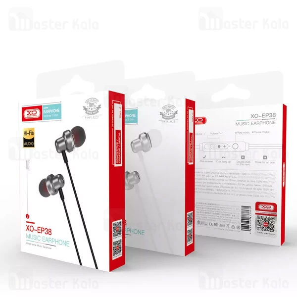 هندزفری سیمی ایکس او XO EP38