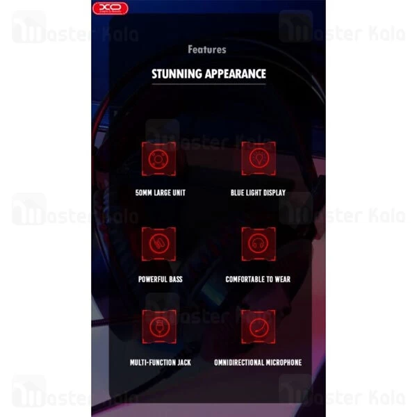 هدفون سیمی ایکس او XO GE02