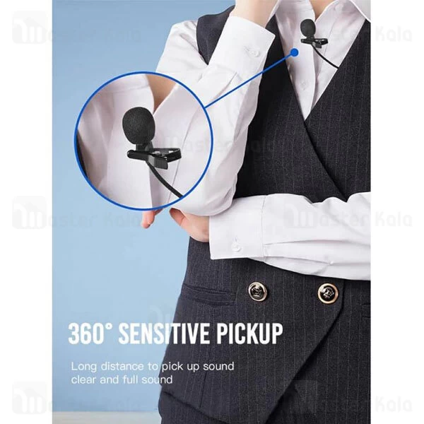 میکروفون سیم دار Type C ایکس او XO MKF-02 طول 2 متر